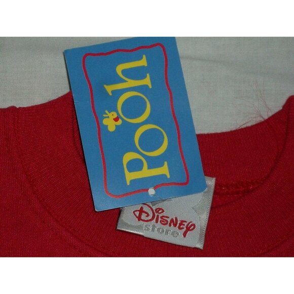 Disney Youth Winnie The Pooh Red Crewneck Pullover Sweatshirt Size Small 6X - Picture 8 of 8